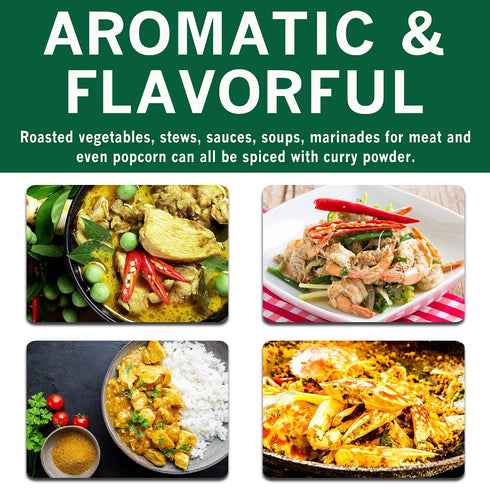 8 oz, SPICES VILLAGE Curry Powder, Curry Spice for Cooking, Natural Medium Madras Curry Mix, Kosher, Gluten Free, Non