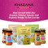 2 lb Authentic Smoked Basmati Rice by Khazana in Resealable Zipper Bag - Aromatic and Flavorful Indian Grain - Non-GMO
