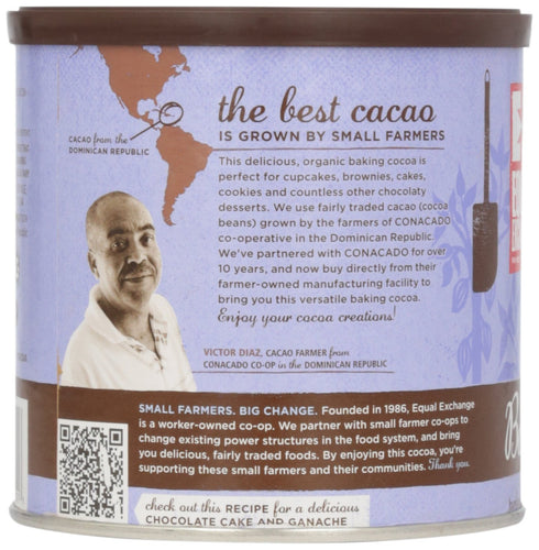 Equal Exchange Baking Cocoa - 8 Ounce Can