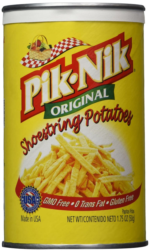 Pik-Nik Original Shoestring Potatoes, 1.75 oz (Pack of 4)