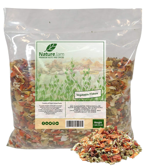 1 POUND-Vegetable Soup Blend Dried Dehydrated Vegetable Flakes-To Make Ramen Noodle Soup-Dehydrated