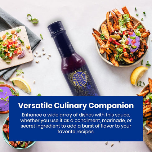 Splintered Sauce Dirty Blues Hot Sauce - Carolina Reaper and Blueberry - 5 fl Oz - Vegetarian - Fiery and Fruity Hot
