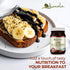 12 oz, 340g Kevala Organic Black Tahini - Gluten Free Black Sesame Paste for Bread, Kitchen Pantry Staple Processed