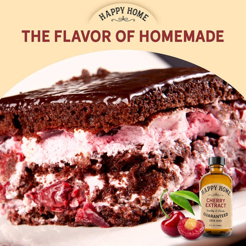 Happy Home Natural Cherry Flavor, Certified Kosher, 4 oz