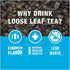 25 2.5 oz Tiesta Tea - Strawberry Kiwi Herbal Tea, Loose Leaf, Strawberry Hibiscus Kiwi Fruit Tea, Premium