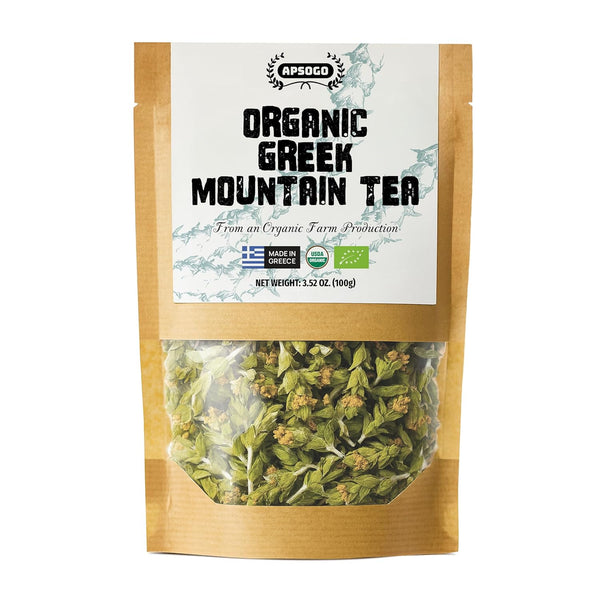 APSOGO Organic Greek Mountain Tea - Premium Quality & Excellent Taste -