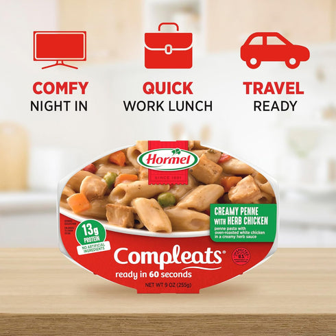 9oz, 6-Pack HORMEL COMPLEATS Italian Chicken & Penne