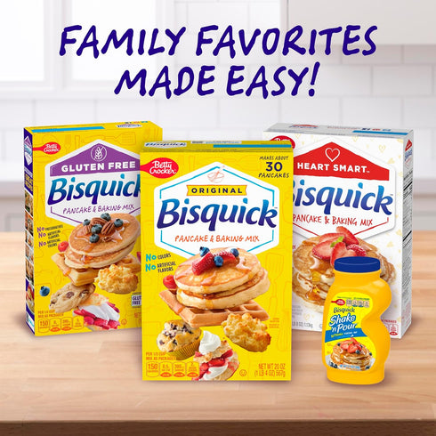 7.5 oz. (Pack 9) Betty Crocker Bisquick Complete Buttermilk Biscuit Mix, Just Add Water