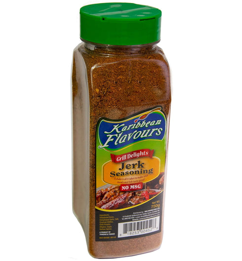 Premium Jamaican Jerk Seasoning - 750 gr/32 oz, Grill Delights, No MSG, for Fish, Chicken, Meats