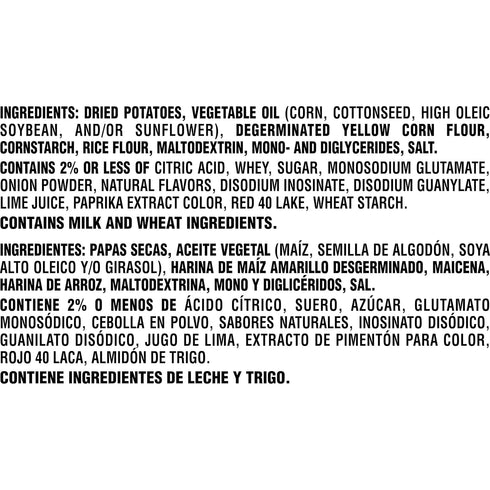 5.5oz (1 Pringles Potato Crisps, Lunch Snacks, On-the-Go Snack, Enchilada Adobada, Can Can)