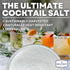 Rimmer 6 oz Margarita Lime Salt Infused with Vibrant Lime Zest Unrefined, Natural Margarita Salt for Garnishing