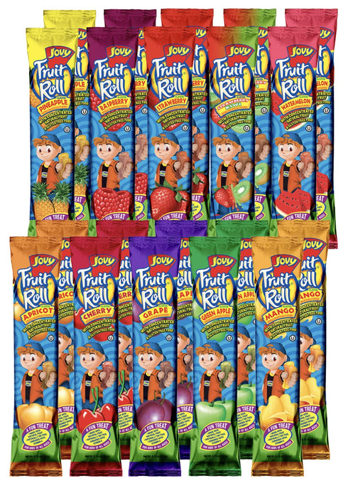 COMBO BREAKER JOVY FRUIT ROLL Variety Pack 10 Flavors - Healthy Snack Made with