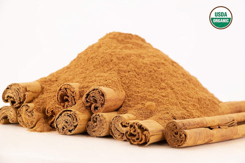 (1LB) 100% Packed Ceylon Cinnamon Powder | CERTIFIED Organic | Freshly Ground Premium Sri Lanka Cinnamon For Exquisite