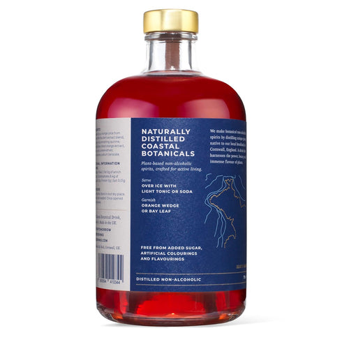 70cl Pentire Coastal Spritz - Botanical Alcohol Free Aperitif - Distilled from Native Cornish Plants - No Added Sugar