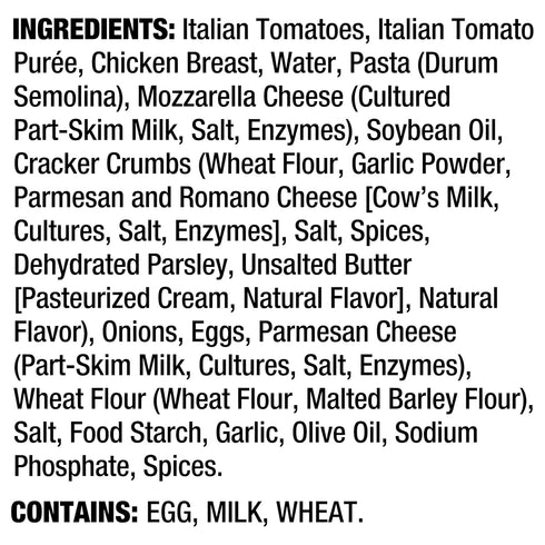 Frozen 25 oz Rao's Made For Home Chicken Parmesan with Spaghetti Meal