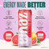 12 oz (12-Pack) Zevia Zero Sugar Energy Drink, Grapefruit, Cans Naturally Sweetened, Non-GMO Project Verified