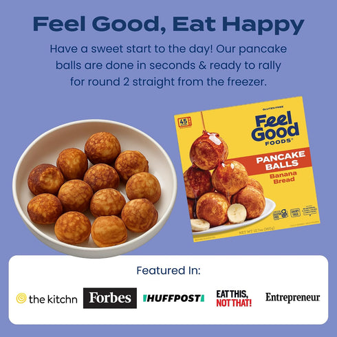 12.7 OZ FEEL GOOD FOODS Banana Bread Pancake Balls