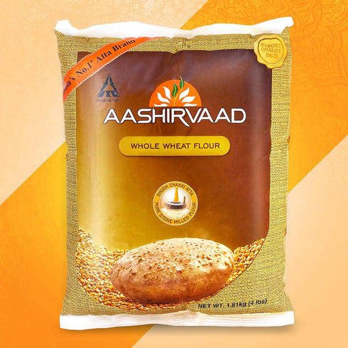 Aashirvaad 4 Whole Wheat Flour - Pound
