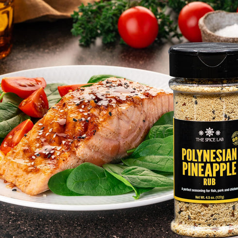 The Spice Lab Polynesian Pineapple Rub - Sweet & Savory Teriyaki seasoning - Pineapple Seasoning With Honey & enhanced