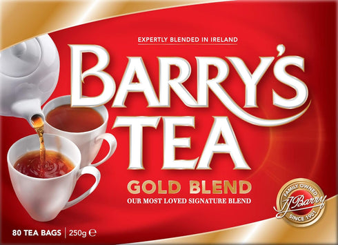 80ct 3-Pack (240 Barry's Tea Gold Blend Teabags), Direct from Barry's Tea in Ireland