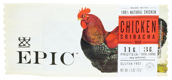 Epic PROVISIONS Chicken Sriracha Bar, 1.3 OZ