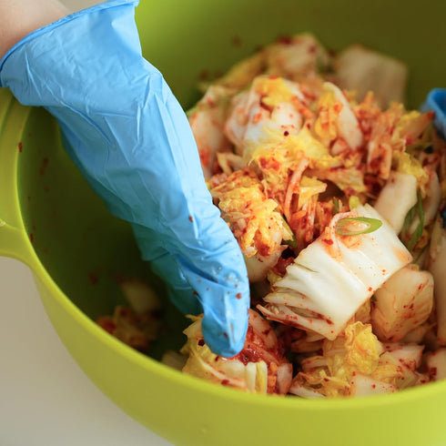 Kimchi Making Kit By OurHands - Fermentation Kit to Make Your Own Vegan Kimchi With Seaweed, Korean Pepper Flakes