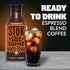 48 OZ SToK Cold Brew Coffee, Espresso Blend, Dark Roast Brewed Low and Slow, Unsweetened, Black Coffee, FL Bottle