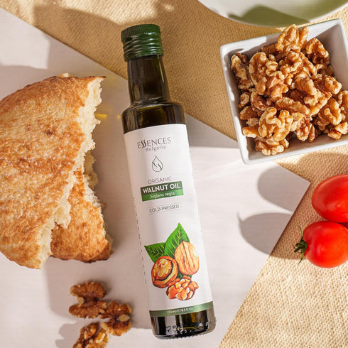 8.5 Oz 250ml 100% Essences Bulgaria Organic Walnut Oil Fl | | Natural Cold-Pressed Oil | Extra Premium Quality |
