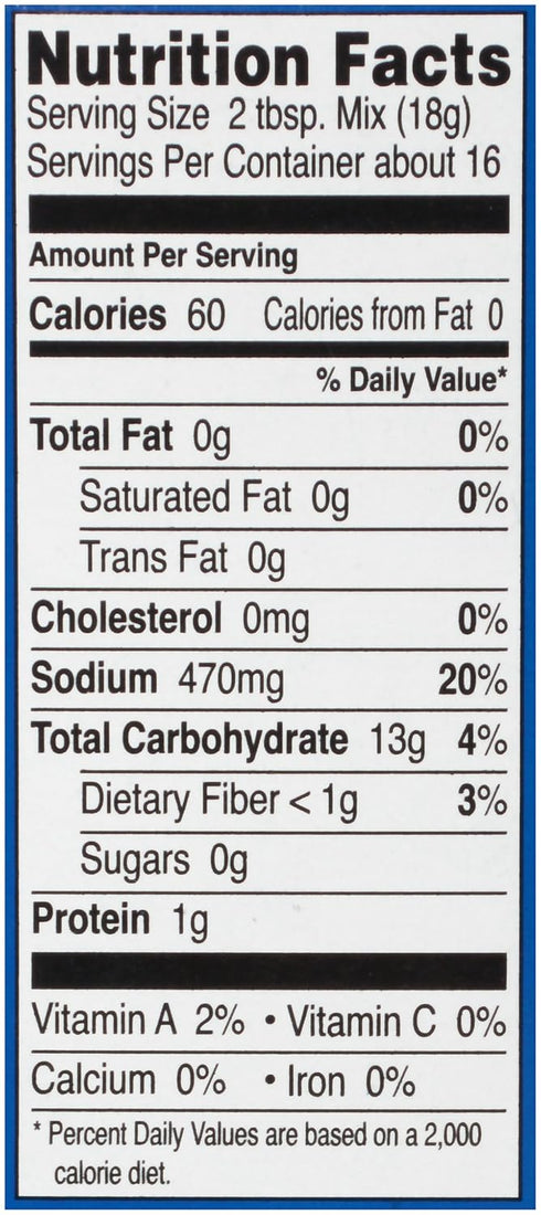10 oz (Pack 8) McCormick Golden Dipt Cajun Seafood Fry Mix