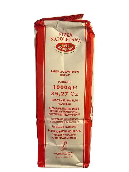 5 "00" 2.2 Package Le Stagioni Pizza Napoletana Italian Soft Wheat Flour Pound