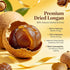 8oz 100% (225g) Dried Longan Fruit - Natural, No Sugar Added Thai Longan for Snacks, Tea & Cooking - Reusable