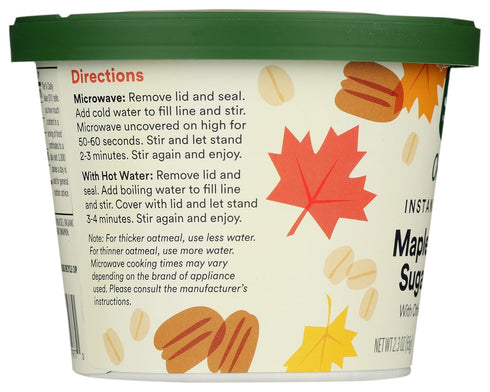 365 2.3 by Whole Foods Market, Organic Instant Oatmeal, Maple & Brown Sugar Pecan, Ounce