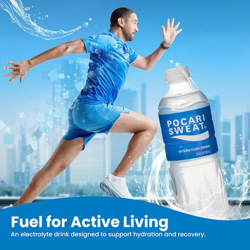 500 ml, 12 Pack Pocari Sweat PET Bottles - The Water and Electrolytes that Your Body Needs, Japans Favorite Hydration