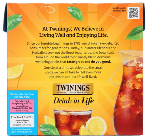 72 Count Twinings, Tea Iced Lemon