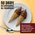Frozen Frozen 2.8 lbs Blentte - Non-Dairy Chocolate Soft Serve Mix Vegan Ice Cream Base for Yogurt, Gelato & Dessert