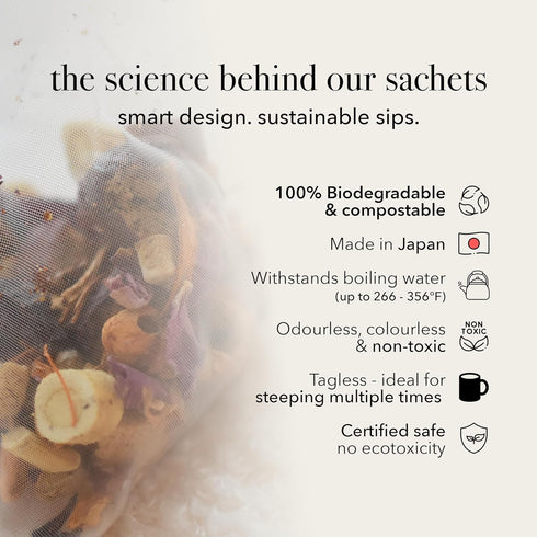QISANE 10 (~30 qsane Hawthorn Berry Tea Bags with Osmanthus Flower - Dried Hawthorn Berries, Osmanthus Plant