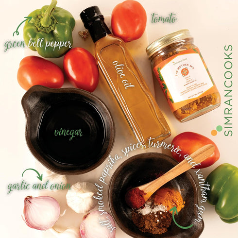 Simrancooks The Mother Mix: Spanish Sofrito Cooking Base - Ready to Eat Vegetable Base for Paella and More