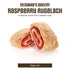 Pack 1 Reisman's Bakery Raspberry Rugelach Swirl, Delicious Bakery Food, OU Kosher-Certified Dessert, Fresh Teatime
