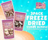 (3 Pack) Freeze Dried Cheesecake Bites & Ice Cream Sandwich Bites - New York Style, Neapolitan, and Vanilla - Crunchy