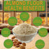 Divine Organics 16 oz Organic Almond Flour Powdered Gluten Free Non-GMO