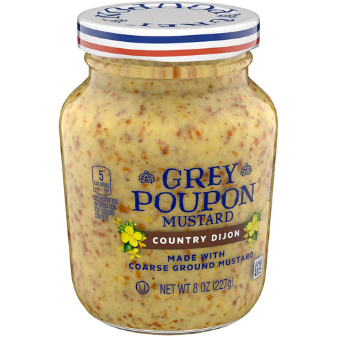 Country (8 oz (Pack 2) Grey Poupon Dijon Mustard Jar)