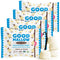 GoodMallow Vegan Marshmallows - Large Kosher Halal Gluten Free Dairy Free Healthy-