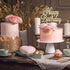 Happy Birthday Cake Topper - Premium Gold Metal, Sparkly Rhinestone Decoration Makes a Great Centerpiece