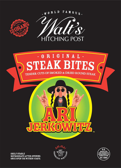 Ari Jerkowitz Beef Jerky Original Steak Bites | by Walt's Hitching Post