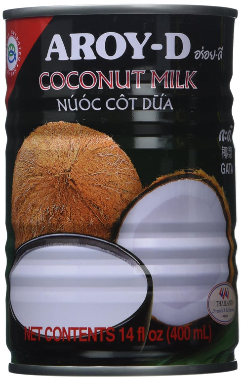 Aroy-D 13.5 Oz (Pack 6) Coconut Milk Can