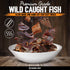 Pack Protein-Packed, Omega-3 4 Package Kaimana Jerky Variety - Ahi Tuna, Salmon & Wahoo Ono Fish Jerky - All-Natural