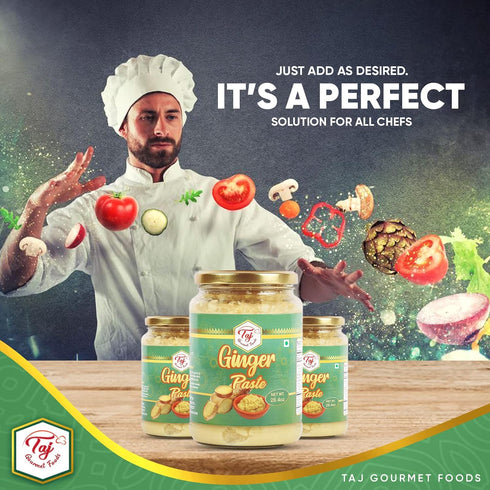 TAJ Gourmet Ginger Paste - Cooking Paste, 750g