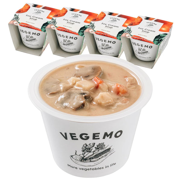 VEGEMO soup set of 4 (Soy & Mushroom Soup)