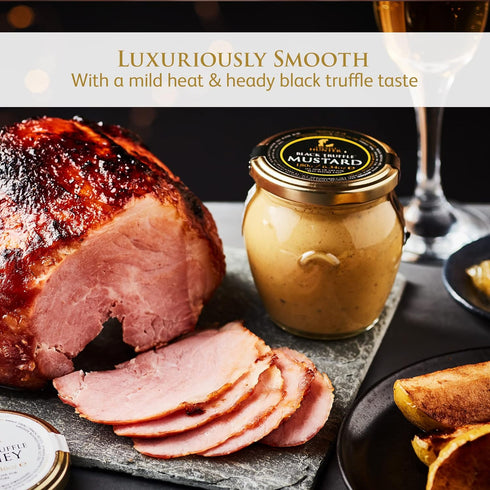 6.34 Oz TruffleHunter - Black Truffle Mustard - Dijon Mustard - Gourmet Condiments
