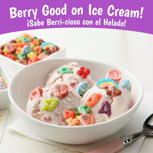Lucky Charms Berry Swirl Breakfast Cereal with Marshmallows, Whole Grain Kids Breakfast Cereal, 10.9 oz